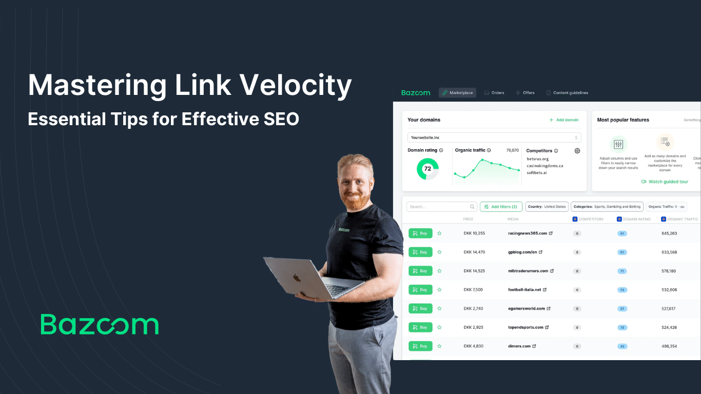 Mastering Link Velocity: Essential Tips for Effective SEO
