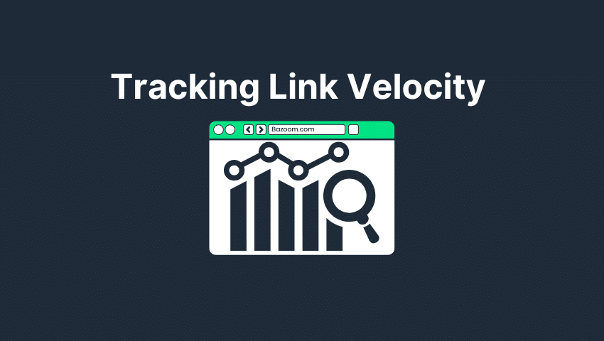 Track Link Velocity