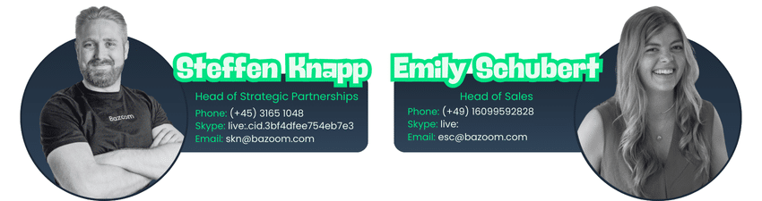 Employee cards.