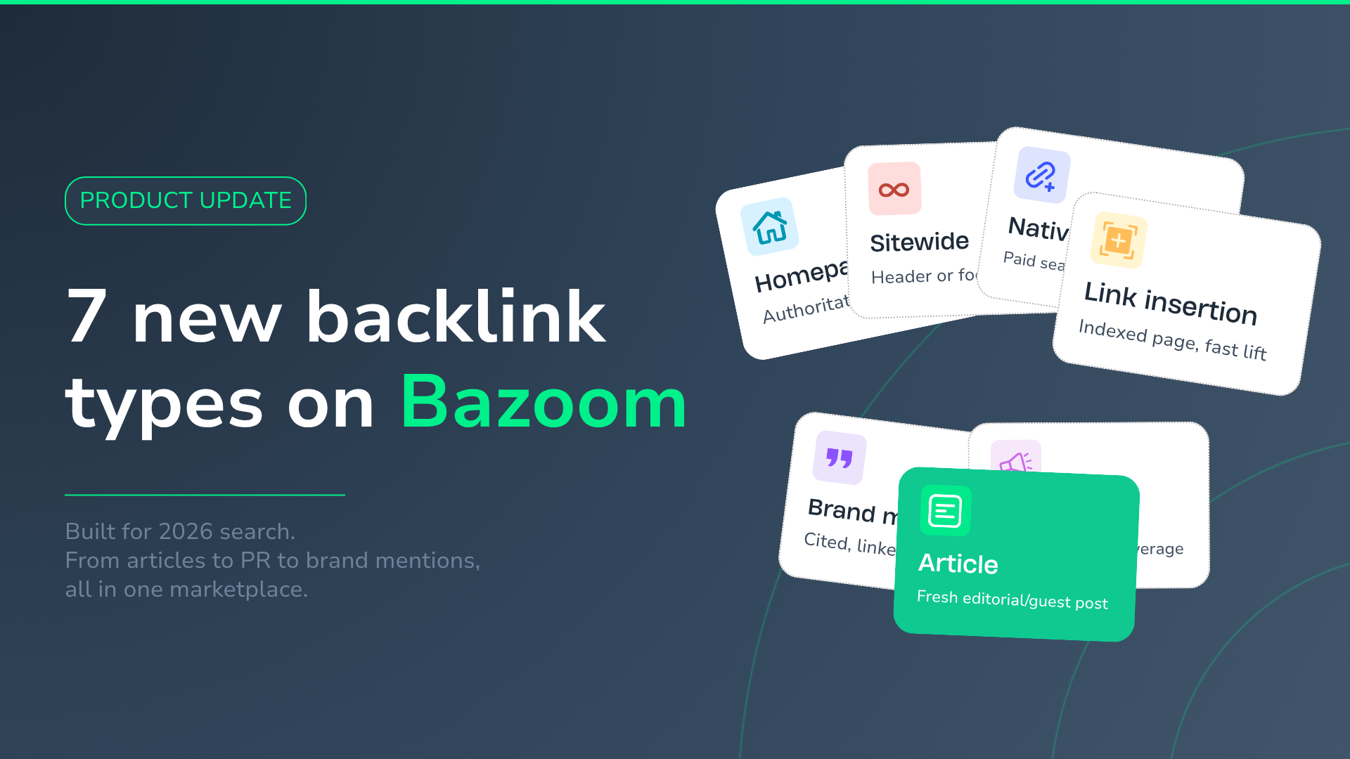 7 New Backlink Types on Bazoom: Built for 2026 Search